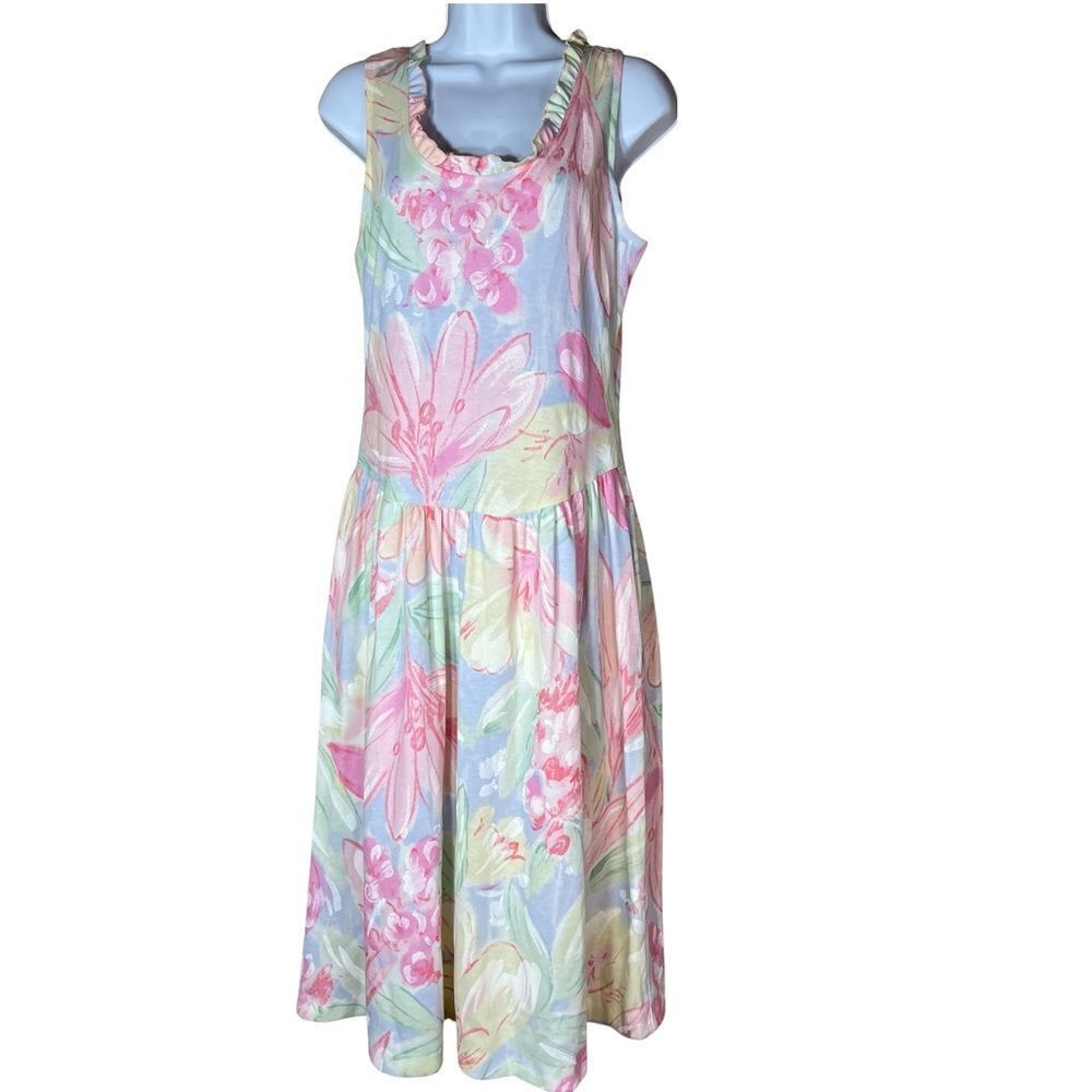 Vintage Timely Trends Floral Print Dress‎